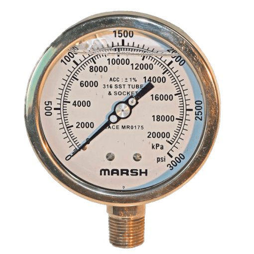NACE MR0175 Compliant Stainless Steel Gauges Rust Automation